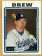 2005 Topps #498 J.D. Drew - Quantity: 1 - Owned by: Algae 