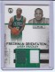 2010-11 Rookies And Stars Freshman Orientation Double Materials #17 Avery Bradley