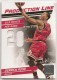 2010-11 Donruss Production Line Stat Die Cuts Materials #14 Derrick Rose - Quantity: 1 - Owned by: tjvisco 
