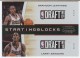 2010-11 Playoff Contenders Patches Starting Blocks #6 Larry Sanders / Brandon Jennings