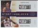 2010-11 Playoff Contenders Patches Starting Blocks #5 Austin Daye /Greg Monroe