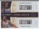 2010-11 Playoff Contenders Patches Starting Blocks #7 DeMarre Carroll / Xavier Henry