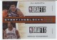 2010-11 Playoff Contenders Patches Starting Blocks #16 D.J. Augustin / Gerald Henderson