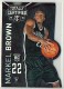 2014-15 Totally Certified Platinum Black Die-Cuts Mirror #176 Markel Brown - Quantity: 1 - Owned by: okstate 