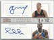 2012-13 National Treasures 11 Vs. 12 Signatures #73 Festus Ezeli/Jonas Valanciunas