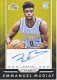 2015-16 Panini Prizm Autographs Gold Prizms #99 Emmanuel Mudiay