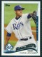 2014 Topps #383 Chris Archer - Quantity: 1 - Owned by: Algae 