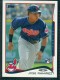 2014 Topps #424 Jose Ramirez - Quantity: 1 - Owned by: Algae 
