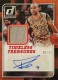 2015-16 Donruss Timeless Treasures Autographed Materials #13 Tony Parker - Quantity: 1 - Owned by: albinoboy53 