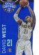 2014-15 Totally Certified Platinum Blue Die-Cuts Mirror #99 David West