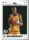 2007-08 Topps Rookie Set #2 Kevin Durant