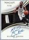 2015-16 Immaculate Collection Patch Autographs #48 Markel Brown