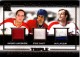 2016 In The Game Used Triple Game Used Jersey Gold #GT10 Jacques Laperrière / Steve Shutt / Guy Lafleur