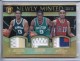 2016-17 Gold Standard Newly Minted Memorabilia Triples Black #8 Demetrius Jackson / Brice Johnson / Malcolm Brogdon