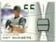 2004 Flair Hot Numbers Game Used Green #BW Brandon Webb