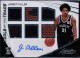 2017-18 Absolute Memorabilia Tools Of The Trade - Six Swatch Signatures #20 Jarrett Allen