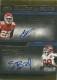 2018 Majestic Black And Blue Dual Signatures Gold #15 Marcus Peters / Eric Berry
