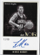 2018-19 Noir Auto Black And White #30 Mike Bibby