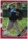 2019 Bowman Chrome Prospects Red Shimmer Refractor #BCP152 Zack Brown
