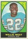 1967 Topps #80 Willie West