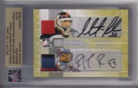 2007-08 ITG Ultimate Memorabilia Double Memorabilia Autographs #9 Martin Brodeur/Patrick Roy
