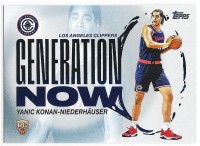 2025-26 Topps Generation Now #GN30 Yanic Konan-Niederhäuser