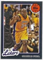 2025-26 Topps 1980-81 Topps Basketball #80BK4 Shaquille O'Neal