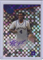 2006-07 Bowman Elevation Rookie Writing Autographs Blue #RR Rajon Rondo
