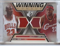 2006-07 SPx Winning Combos #WCJJ Michael Jordan/LeBron James