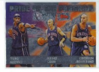 2006-07 Topps Pride Of The Program #PP3 Vince Carter/ Jason Kidd/ Richard Jefferson