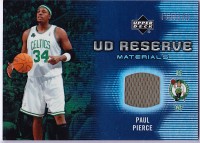 2006-07 UD Reserve Materials #PP Paul Pierce