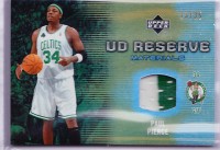 2006-07 UD Reserve Materials Patches #PP Paul Pierce