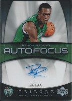 2006-07 Upper Deck Trilogy Auto Focus #AFRR Rajon Rondo