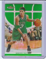 2005-06 Finest Refractors Green #97 Delonte West