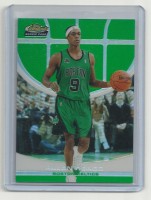 2005-06 Finest Refractors Green #160 Rajon Rondo