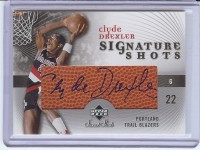 2005-06 Sweet Shot Signature Shots #CD Clyde Drexler
