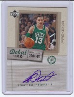 2005-06 Upper Deck Rookie Debut Ink #WE Delonte West
