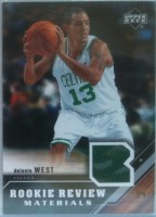 2005-06 Upper Deck Rookie Review Materials #DW Delonte West