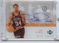 2005-06 Upper Deck Trilogy Auto Focus #PP Paul Pierce