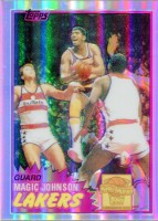 2000-01 Topps Chrome Magic Johnson Reprints #MJ3 Magic Johnson