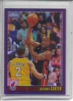 2000-01 Topps Chrome Refractors #36 Anthony Carter