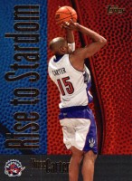 2000-01 Topps Rise To Stardom #RS3 Vince Carter