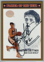 2001 Greats Of The Game Player Of The Year Autographs #POY1 Christian Laettner