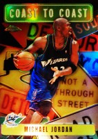 2002-03 Topps Chrome Coast To Coast Refractors #CC8 Michael Jordan