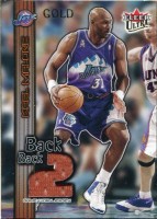 2002-03 Ultra Back 2 Back Game Used Gold #16 Karl Malone