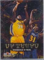 1999-00 Hoops Decade Up Tempo Parallel #UT3 Shaquille O'Neal