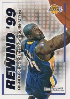 1999-00 SkyBox Impact Rewind '99 #RN22 Shaquille O'Neal