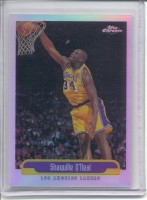 1999-00 Topps Chrome Refractors #23 Shaquille O'Neal