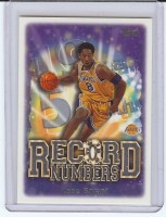 1999-00 Topps Record Numbers #RN7 Kobe Bryant
