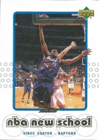 1999-00 Upper Deck Retro Old School/ New School #S24 Vince Carter